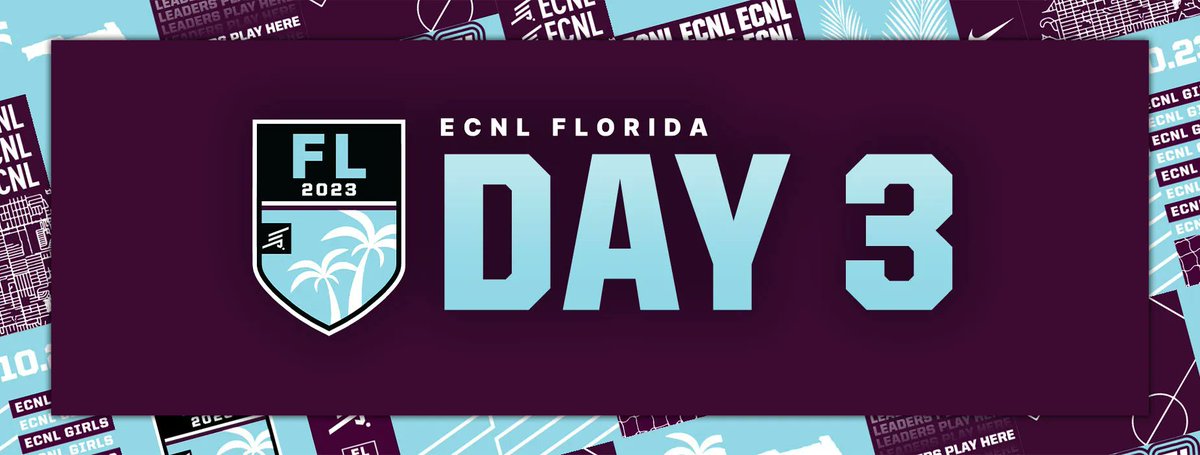 ECNL Florida Day 3️⃣
📍 Lakewood Ranch, FL
📆 buff.ly/3ImWtsu
📸 buff.ly/3dABzpl
📱 buff.ly/3Bw7OjC
#️⃣ECNLFL