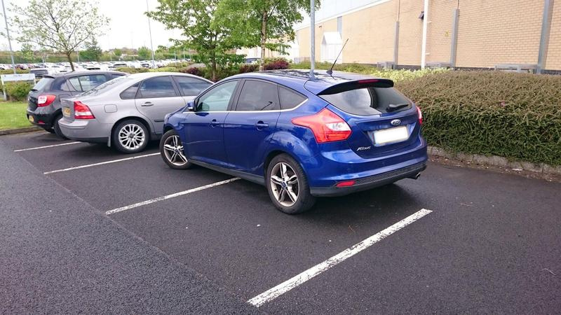 JustPark's tweet photo. Introducing #parkingfails !!! Ever witnessed horrendous parking whilst out and about? Send your pictures in! ⛔ #youcantparkthere https://t.co/T5JsMpqLJI