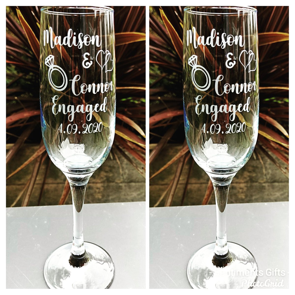 SentimentsGlass's tweet image. Engraved Engagement Flutes available in my Etsy shop #engaged #engagement #champagne #PersonalisedGift #etsyshop #EtsySeller #etsystore