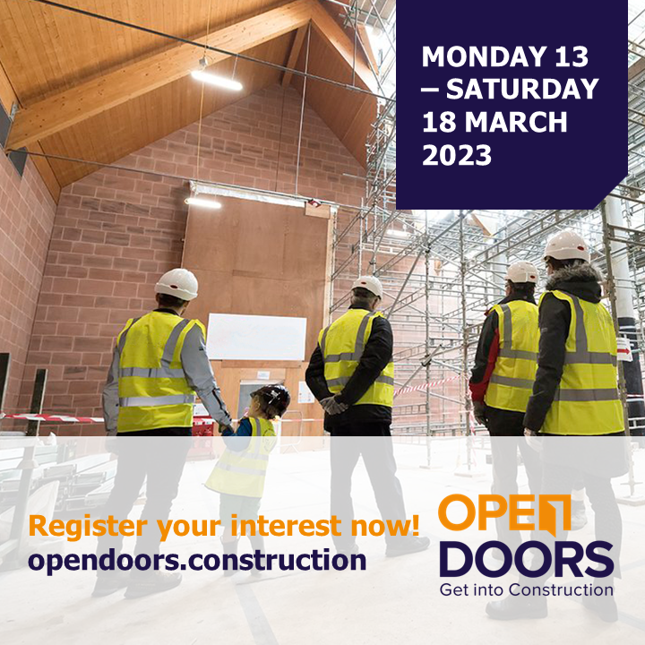 Discover where a career in construction can take your students! <a href="/OpenDoorsWeek/">Open Doors Week</a> 2023 offers group experiences to go behind the scenes of live construction sites. Bookings now open, don’t miss out! 

ow.ly/1USs50MlyQm