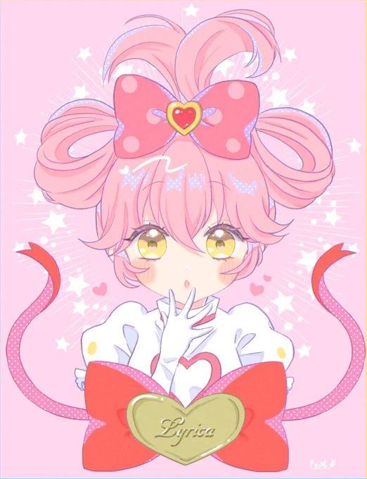 シナモンリリカちゃん描き初め!今年もよろしくお願いします～! 