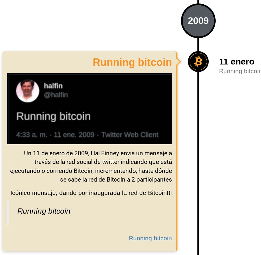 decentralized_b's tweet photo. Enero es un mes con muchos eventos relacionados con #Bitcoin 
Mañana (según twitter en horario de Hal) se rememora lo que sería el inicio de la red de #Bitcoin . 🤯😉

@halfin lanza el mensaje que todo Bitcoiner podría seguir, "Running #Bitcoin "!

https://t.co/mQw0phwGQr https://t.co/oieOoMzwtQ