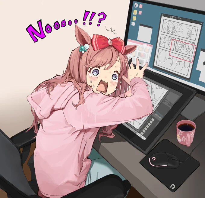 ひいええええーーー!!??ななななんで見てるんですかあああああーーーーー!!? 
