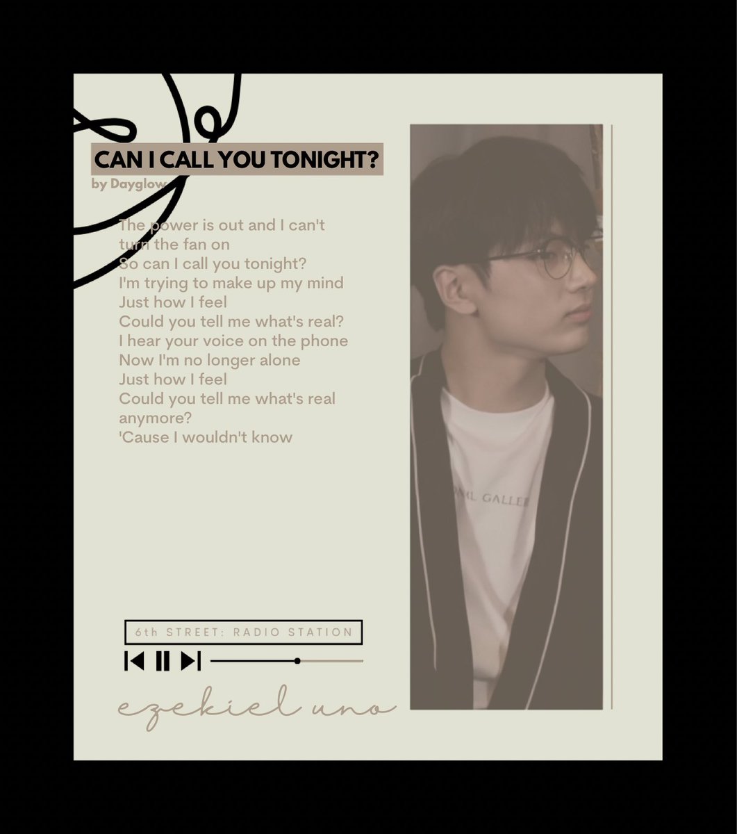 ㅤ

𖠄 ﹙  六番街  ﹚ 
🐾 dedicated a
song for you, <a href="/4rtuno/">uno</a>!

␥  with you, i feel peace.

ㅤ