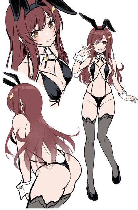 バニー甘奈🐰🥕💕(サキュバス衣装アレンジ設定 