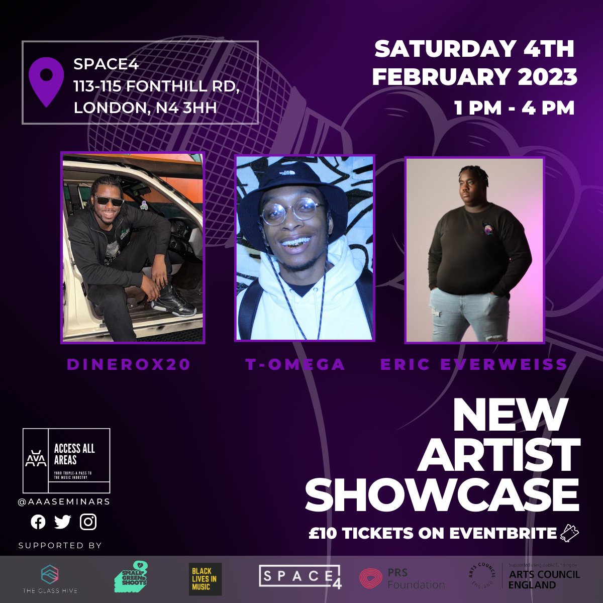 AAAseminars's tweet photo. 🚨LINE UP ALERT PT2! #AccessAllAreas @space4coop on Sat Feb 4th 1-4pm with #MusicPublishing special 

Ft 3 unsigned emerging UK artists performing LIVE hosted by @DJPharaohG &amp; seminar mod by @annamariedee_

Early Bird Tix £5 via: https://t.co/dwzXkalTnx @EventbriteUK #MusicBiz https://t.co/RRjFuTCsL2
