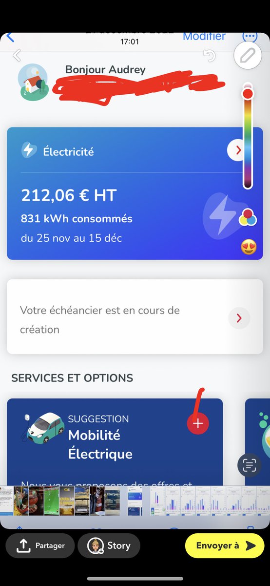 AudreyLabarthe's tweet photo. 2/2 Consommation du 25/11 au 15/12 831kw pour une consommation mensuelle du 25/11 au 25/12 de 1466 KW en ayant tout éteint du 17 au 28/12 car absente! 
En novembre 1194kw, présente tout le mois. 
C’est normal… 
#serviceclient #directenergie @TotalEnergiesFR #sobrieteenergetique https://t.co/SQtvNoEypa