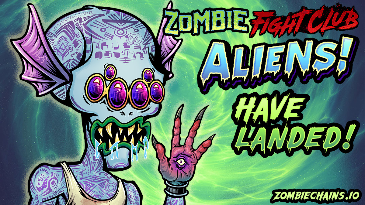 ZombieChains's tweet photo. Over 3,000 aliens have already landed! https://t.co/sDjE49WpMi