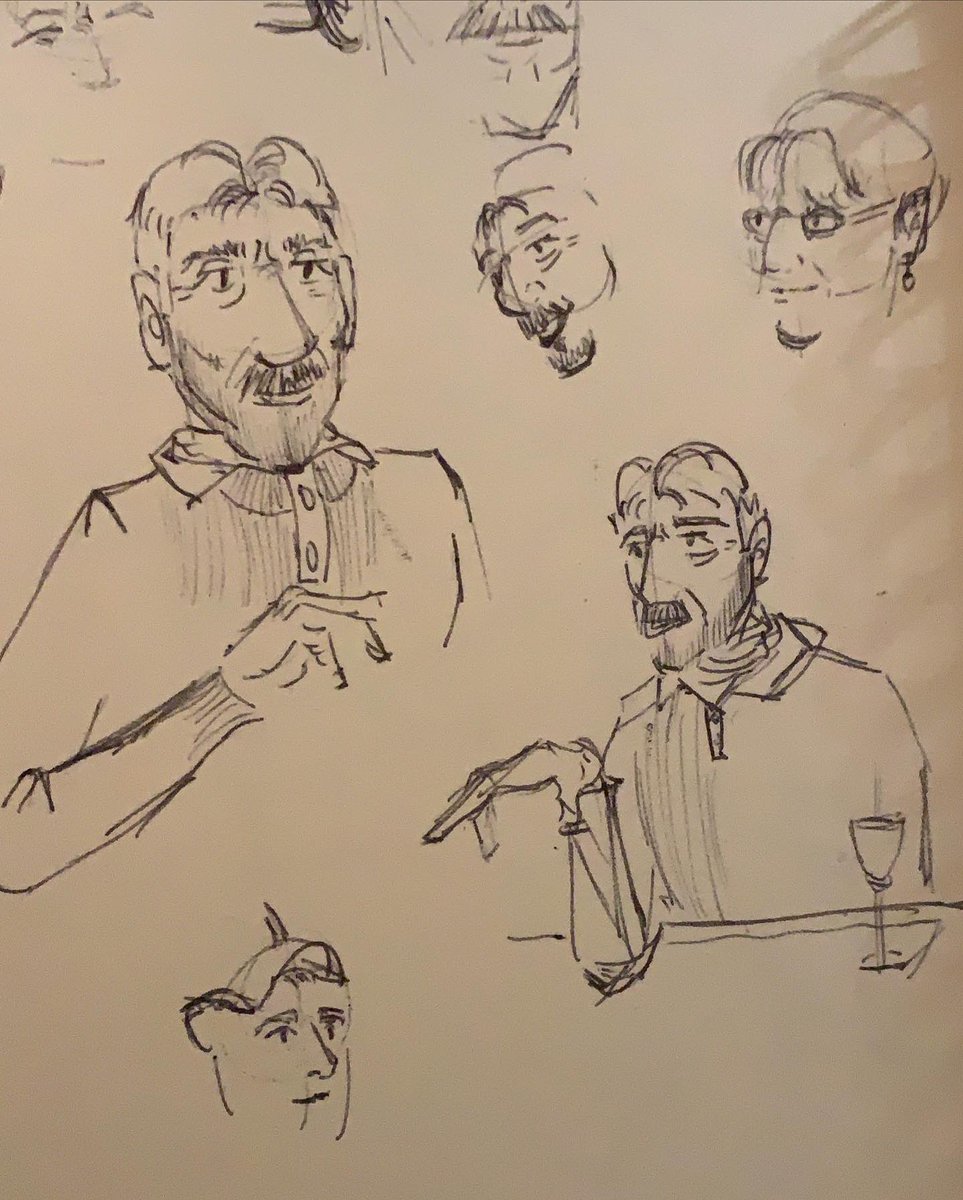 AnimatesBince's tweet photo. Some more #cafesketches from this week! #inkonpaper #cafesketch #peopledrawing https://t.co/xZcWxE9xlz