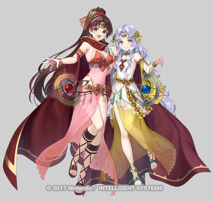 「ファイアーエムブレムヒーローズ 」にて「天涯奇縁の双輝 リンダ」のイラストを描かせていただきました。トラキアよりサラも一緒に戦う双界英雄です!本日より登場しております、よろしくお願いいたします!#FEH #FEHeroes #FEヒーローズ 