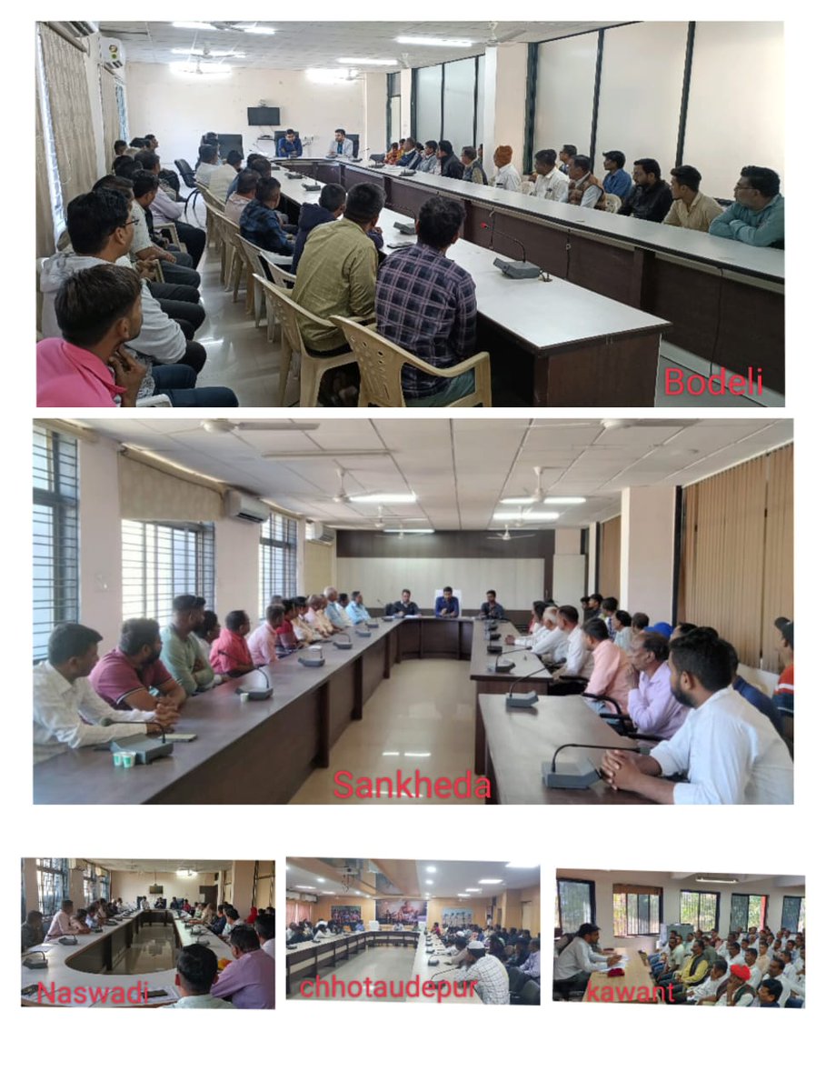 જાન્યુઆરી-૨૩ થી ડિસેમ્બર-૨૩ સુધી NFSA કાર્ડધારકોને વિનામૂલ્યે ઘઉં-ચોખા વિતરણના સંદર્ભમાં તા.૦૯,૧૦/૦૧/૨૦૨૩ના રોજ જિલ્લાના તમામ તાલુકા FPS સંચાલકશ્રીઓ તથા તકેદારી સમિતિના સભ્યશ્રીઓ સાથે મીટીંગ યોજવામાં આવી તથા જરૂરી સૂચનો કરવામાં આવ્યા.<a href="/collectorcu/">Collector Chhotaudepur</a> <a href="/FCSCAGujarat/">FCSCA Gujarat</a> <a href="/kunvarjibavalia/">Kunvarji Bavaliya</a>