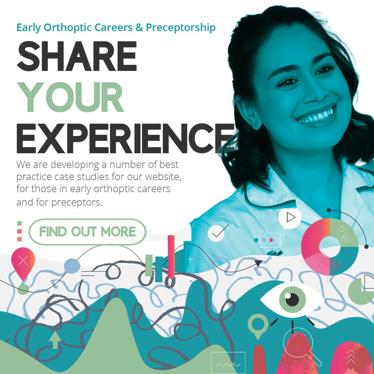 BIOS_Orthoptics's tweet photo. New to orthoptics? Currently doing a preceptorship?

We are looking to gather case studies for best practice examples of early Orthoptic careers. We want to hear your positive experiences and how these helped you to thrive as a new graduate. 

https://t.co/xjJPAmFaA1 https://t.co/an97SUbLpK