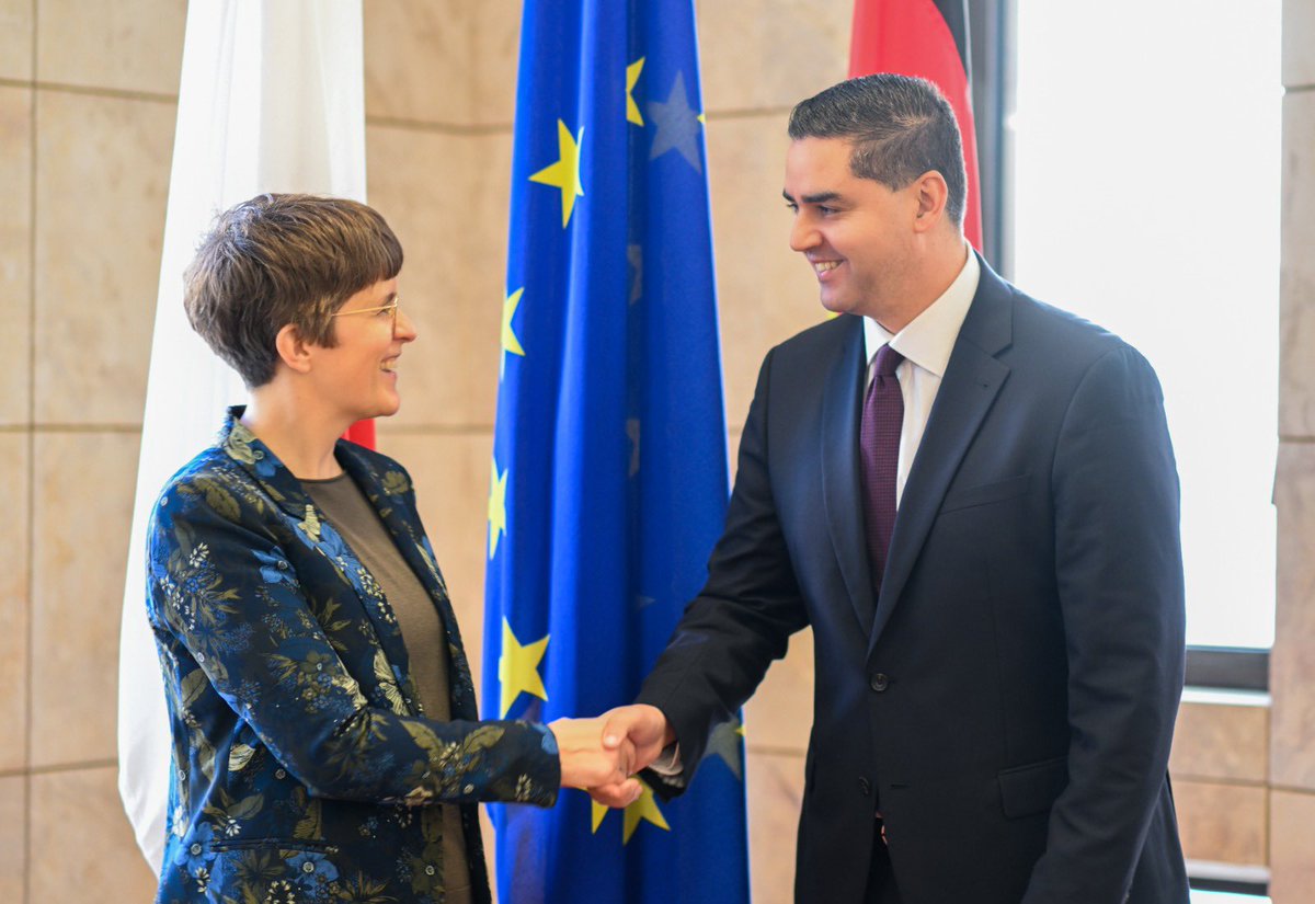 DeputyPMIanBorg's tweet photo. Had a very good meeting with Minister @AnnaLuehrmann 🇩🇪 in #Valletta 🇲🇹 We discussed both the excellent bilateral relations &amp; EU affairs, particularly migration, EU enlargement &amp; climate change. https://t.co/IRUG3E4RD0