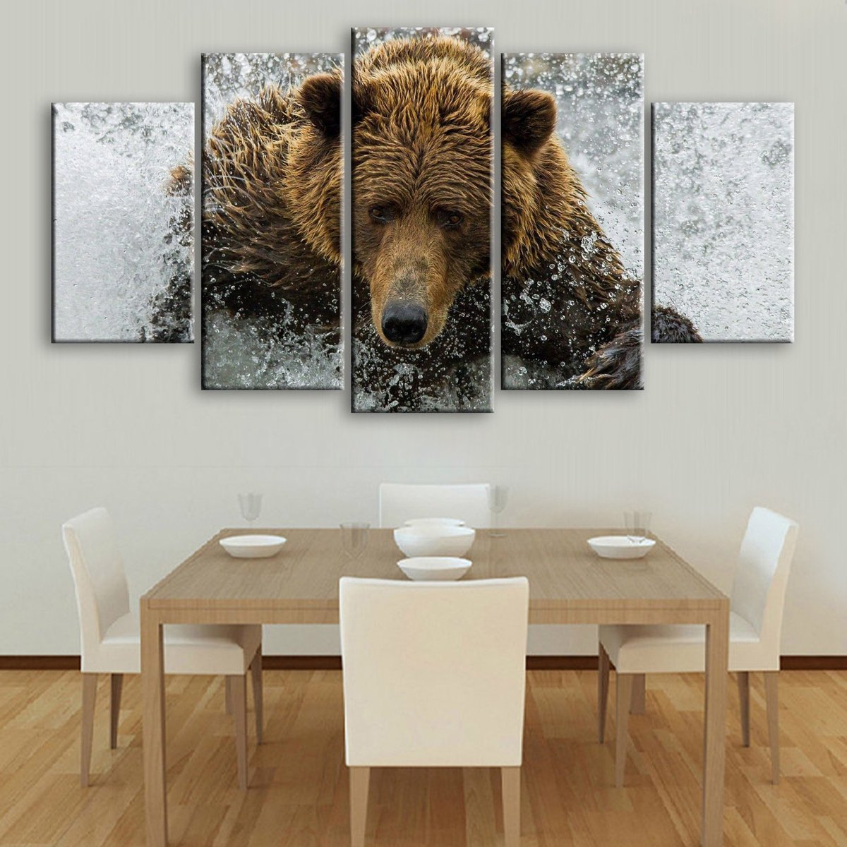 box_print's tweet photo. Excited to share this item from my #etsy shop: Framed Grizzly Bear 5 Panel Canvas, 5 Piece Canvas, Multi Panel Canvas, Canvas Set, Multi Panel, Wall Art, Home Decor https://t.co/3U46EGbu7M https://t.co/vE2f18iTXa