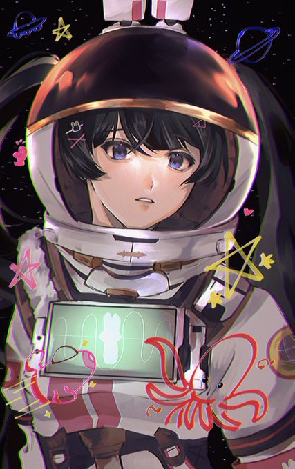 「宇宙飛行士 ロングヘアー」のTwitter画像/イラスト(新着)