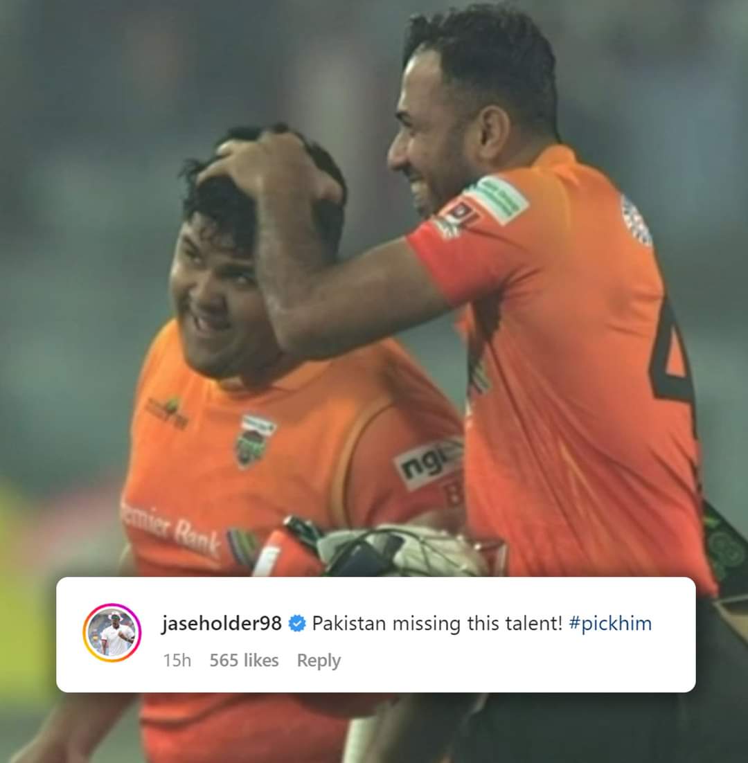 TeamRizwan_'s tweet photo. West Indies star Jason Holder has highly praised Azam Khan ✨
"Pakistan missing this talent"
#Pickhim #AzamKhan https://t.co/svsnFsaZS9