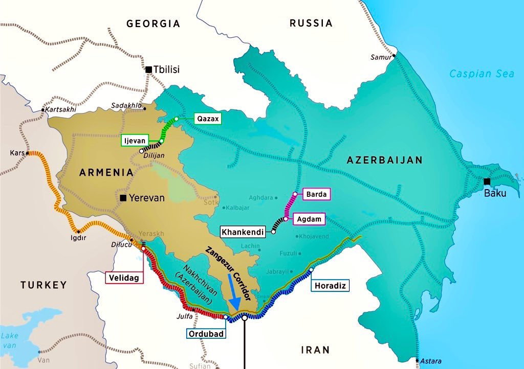 Nasimi Aghayev🇦🇿 on X: Here is the official map of #Armenia, submitted  by Yerevan to @UN, and the location of the village of Farrukh (site of the  latest tension). The question is