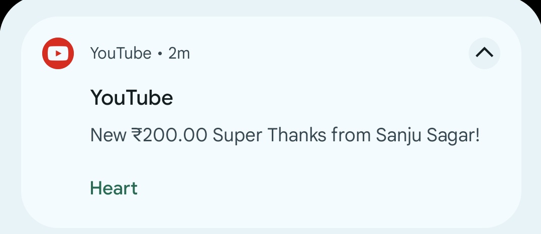 This is crazy 😍
Got my first-ever super thanks on shorts.
Thanks tons sanju bro ❤️