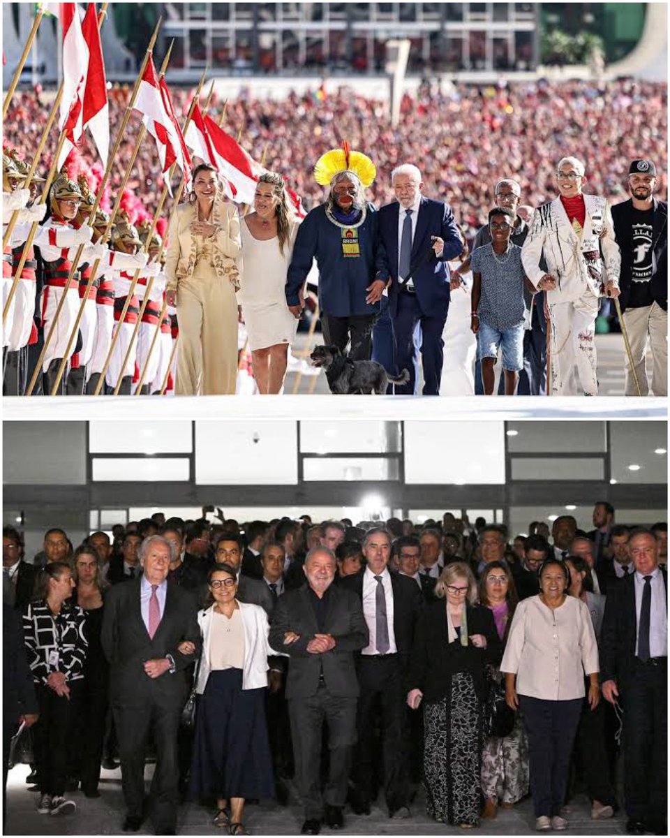 asheilacarvalho's tweet photo. Primeira semana de governo em duas imagens https://t.co/lY4hiBlPEw