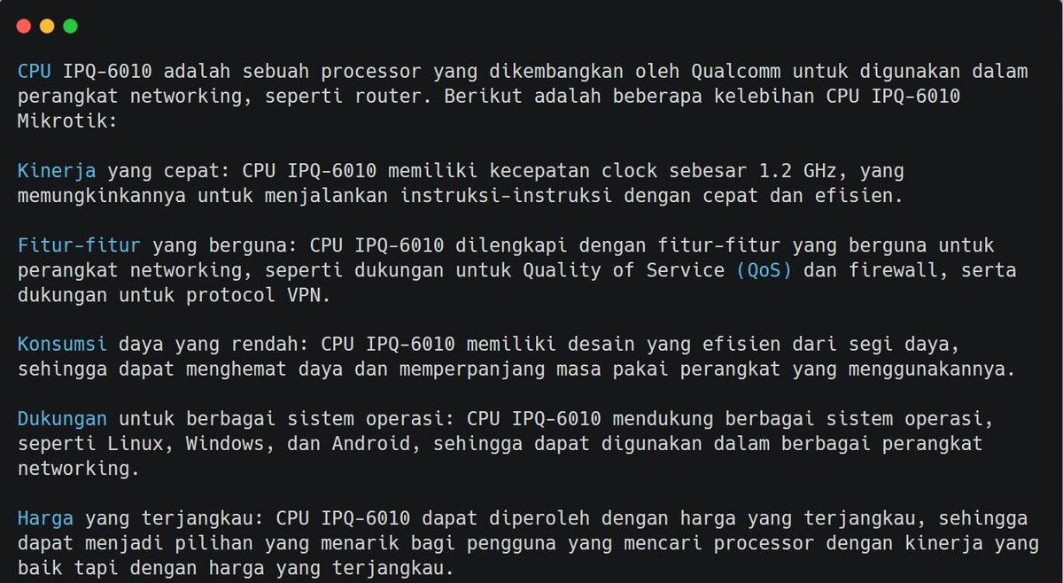 _4dinata's tweet image. Kelebihan CPU IPQ-6010 Mikrotik
.
Dukung Kami Dengan Join membersip 
👉 cekgan.com/membership
.
#mikrotik #mikrotiktips #mikrotiktutorial #midteknologi