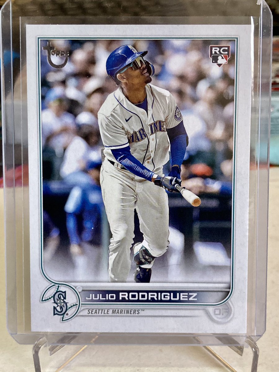 Matt_Trinite11's tweet image. Early bird special. $575 shipped.  Julio Rodriguez Vintage stock /99. @sports_sell #thehobby #jrod