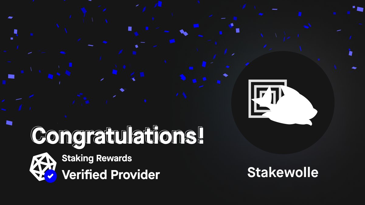 StakingRewards's tweet photo. ๐ฆ @stakewolle is officially a #VerifiedProvider for the @Cosmos network validating ๐๐ฝ
$ATOM $INJ $SCRT $XPRT $JUNO $AKT $IRIS $BAND $CMDX
Start earning staking rewards with Stakewolle: https://t.co/jxRfOHD7DO https://t.co/0pY7AL4njr
