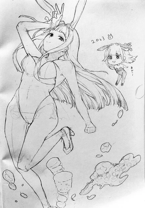 描き始め