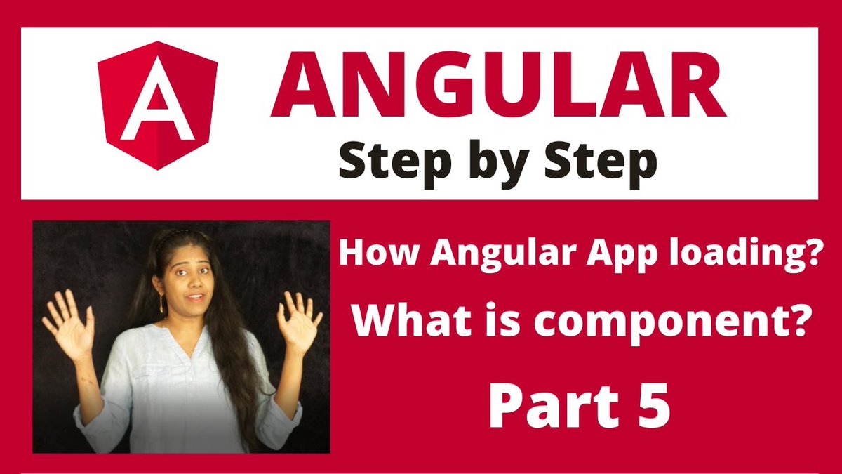 WebmobileZ's tweet image. Learn angular 12 step by step process in telugu. Part-5
How is Angular App Loading? What is component?
Watch here: youtube.com/watch?v=BaAia-…
#Angular #webdeveloper #LearnAngular #apploading #appcomponent #webmobilez #angular12 #AngularJS #angulardevelopment