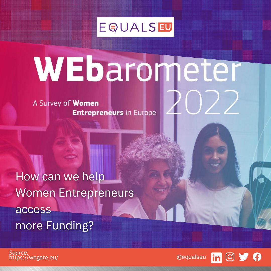 Wᴏᴍᴇɴ ᴇɴᴛʀᴇᴘʀᴇɴᴇᴜʀs ᴀɴᴅ ꜰᴜɴᴅɪɴɢ To address and accommodate women entrepreneurs' needs, @WEgateEU delivers the official Webarometer2022, an instrument and a guide to support #womenentrepreneurs to access more #funding. ⭐Read more here: bit.ly/3iqPG6m