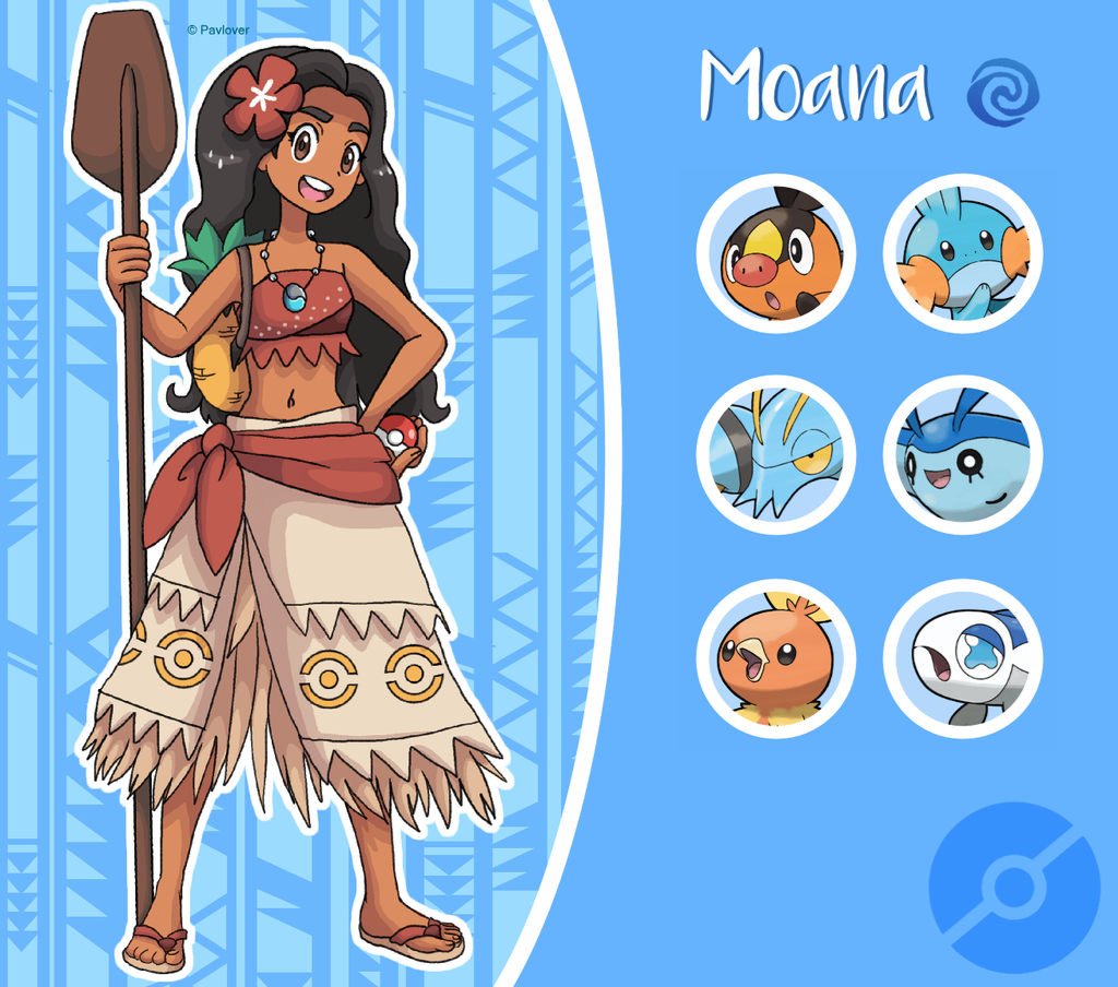 Pokefan2020202's tweet photo. What if Moana was a Pokémon trainer?💧
What do you think of his team? #Pokémon #pokéfan #Moana #trainer https://t.co/ehXLnc4LLY