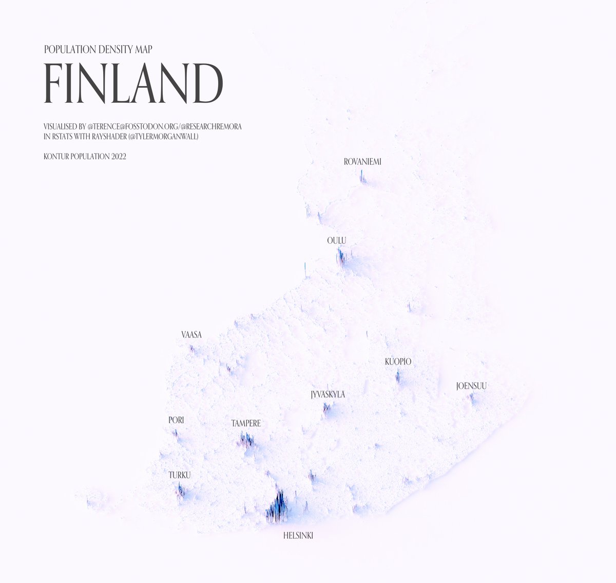 Finland Population Density