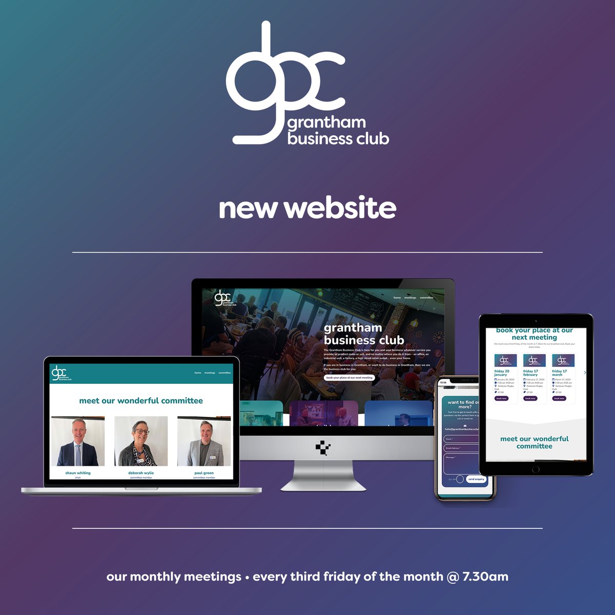 We have a new website 😍

Here at Grantham Business Club we have rebranded and had a new website designed courtesy of <a href="/NettlofNewark/">Nettl of Newark & Grantham</a> 👏

Our next meeting is only 10 days away and you can book your tickets now! granthambusinessclub.com

#Grantham #networking #meeting
