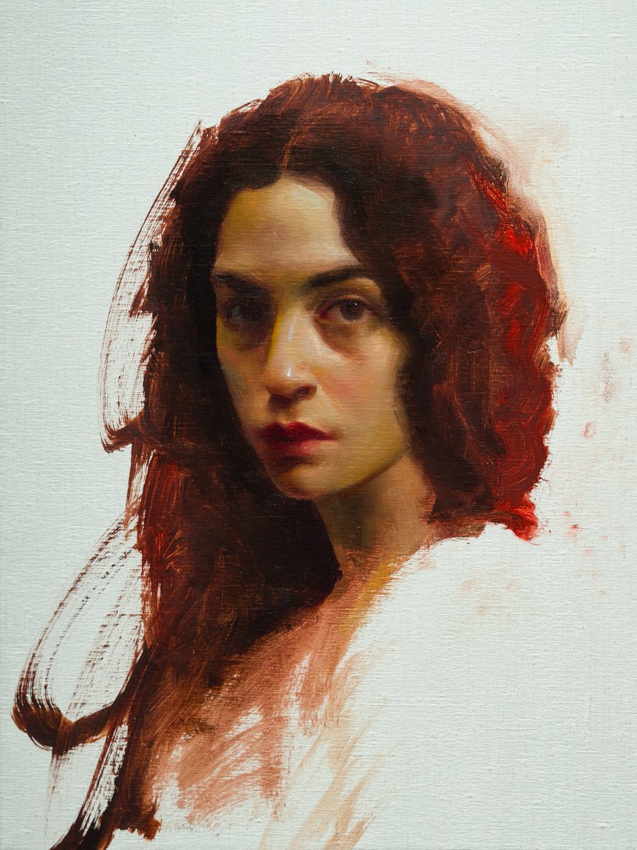 Hey #PortfolioDay 🦄 I am Arthur Gain - painter of people's portraits 🎨 I live and work in Barcelona, I teach oil painting in Barcelona Academy of Art and online 🖼️
