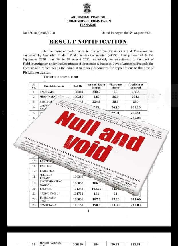 sera_nabam's tweet photo. #NULL_n_VOID the only option that needs to adapt in Arunachal Pradesh Public Service Commission (APPSC) where ever malpractices are done for paper leakage scam.
@PemaKhanduBJP
@narendramodi
@KirenRijiju
@ChownaMeinBJP
@bamangfelix
#APPSC
#PAN_ARUNACHAL_JSC
#ANSU https://t.co/hjPcfQe3IW