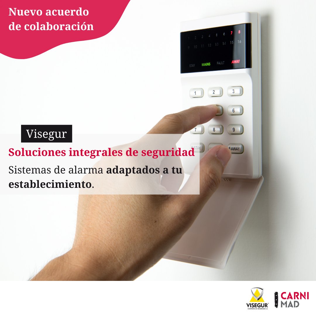 🥳Damos la bienvenida a nuestro Club Proveedores a Visegur, compañía experta en sistemas de seguridad y vigilancia que ofrece ventajas exclusivas para nuestros socios. 
La mejor forma de mantener la tranquilidad de los profesionales del comercio especializado. 😉 
👏¡Bienvenidos!