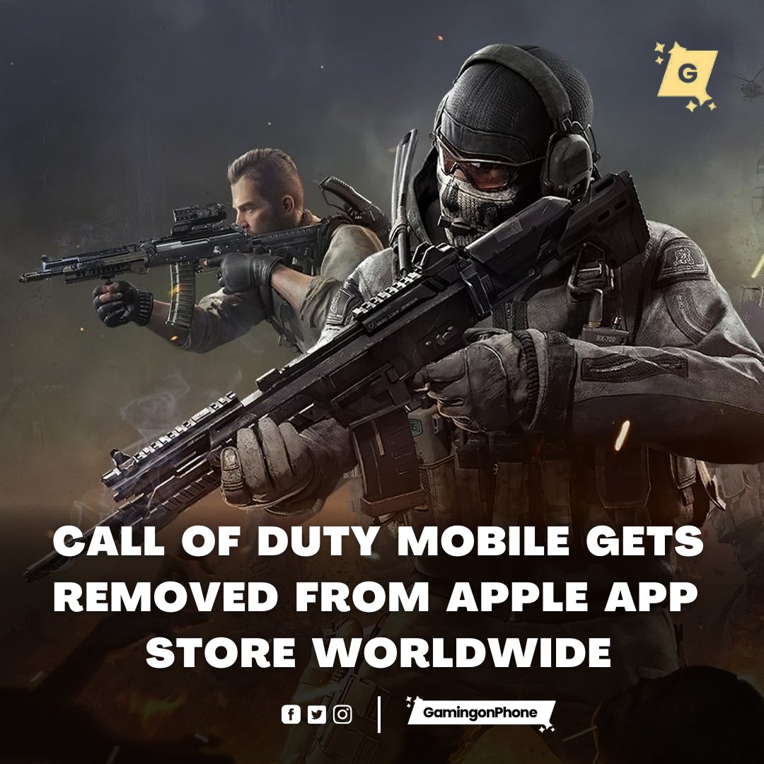 Call of Duty: Mobile has been removed from the Apple App Store