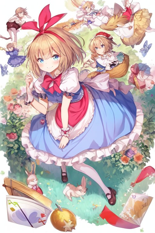 MAKAMAKA_ai's tweet photo. Alice in wonderland！ https://t.co/GwPiUTNywh
