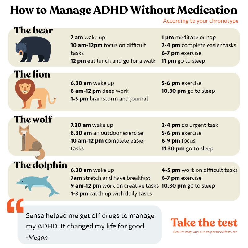 SensaHealth's tweet photo. Managing ADHD is a process, not a one-time fix. That’s why the Sensa app is packed with CBT (Cognitive Behavioral Therapy) techniques, everyday lessons, and calming exercises.