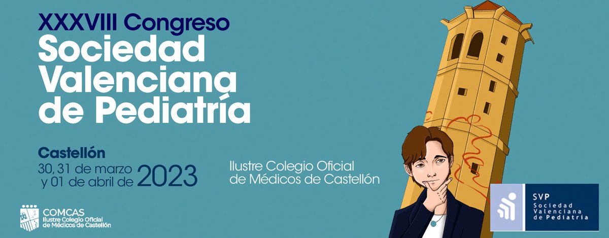 🔴El XXXVIII Congreso de la Sociedad Valenciana de Pediatría se celebrará del 30 de marzo al 1 de abril 📍Ilustre Colegio Oficial de Médicos de Castellón Toda la información👇 socvalped.com/noticias/2022/…