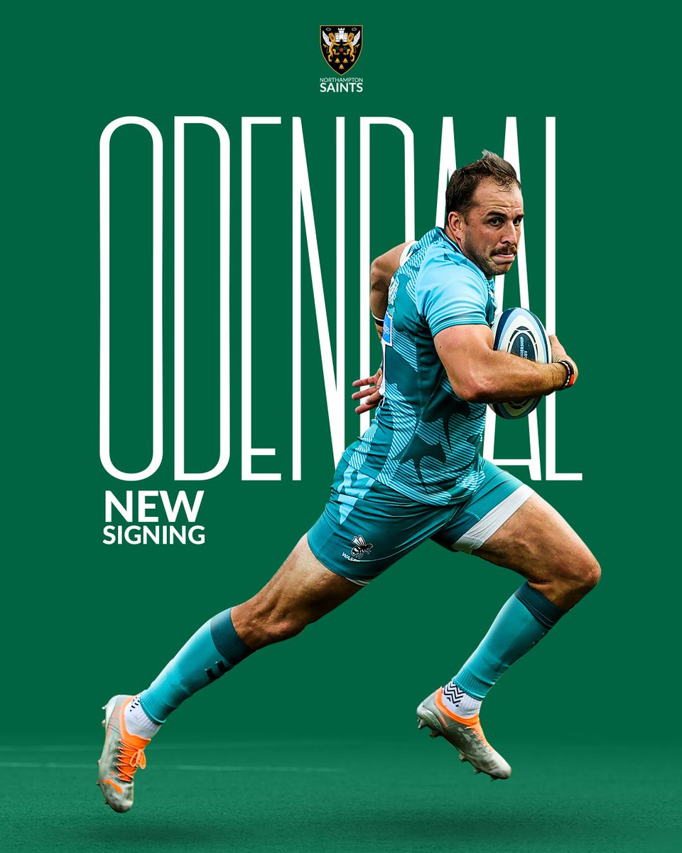 Centre of attention 👀 We're excited to confirm the signing of classy South African @BurgerOdendaal ahead of the 2023/24 season. ➡️ northamptonsaints.co.uk/Odendaal