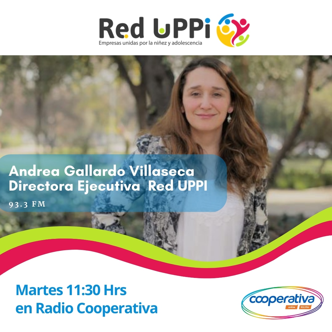 🎤📻📣Hoy a las 11:30 hrs la Directora Ejecutiva Andrea Gallardo estará hablando en <a href="/Cooperativa/">Cooperativa</a> sobre la importancia de conciliar la vida familiar y laboral y el rol de las empresas.
Además, se presentará el Autodiagnostico organizacional de UPPI✍️