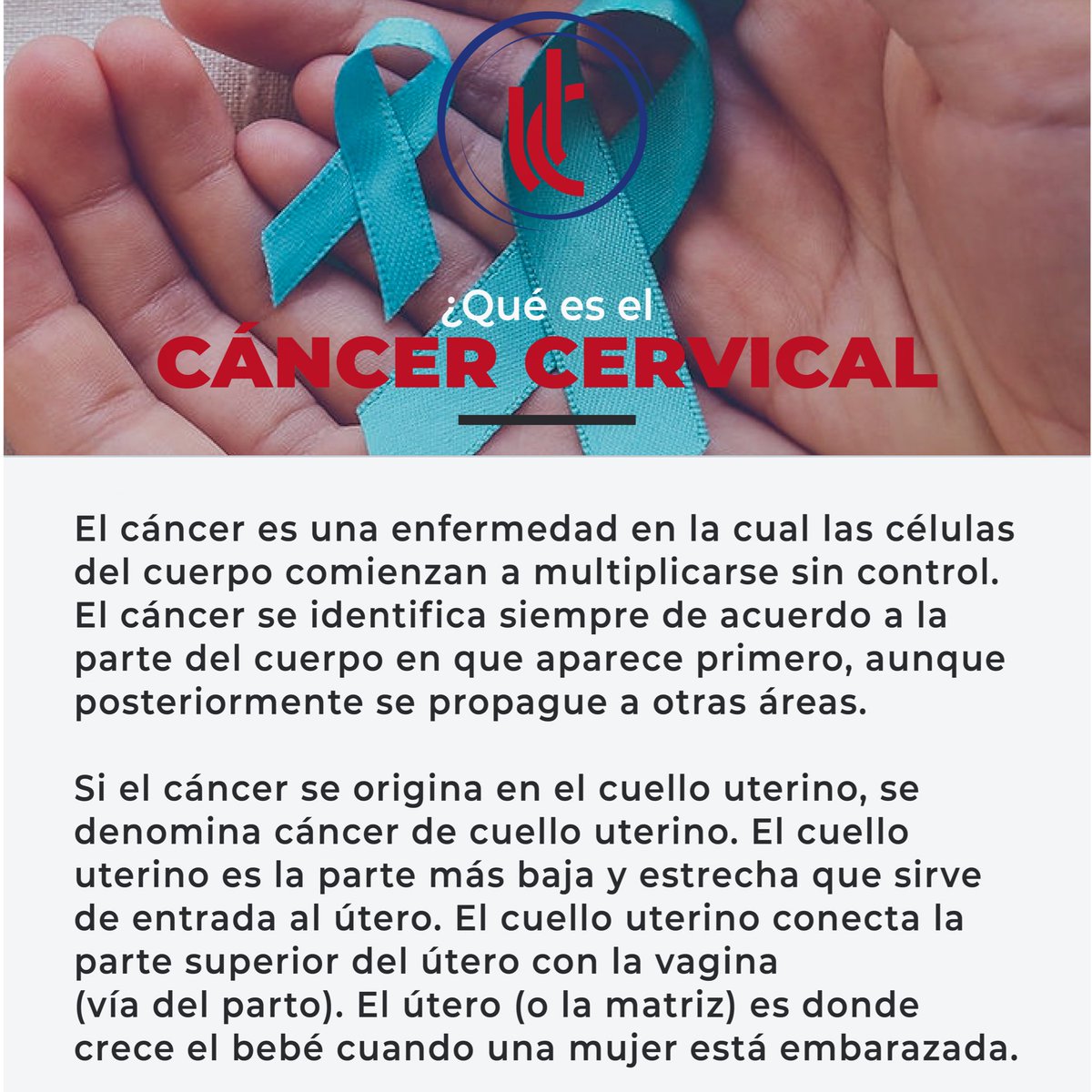 Lab_Toledo's tweet photo. Estamos en un mes importante, comenzando el año y es el mes de la concienciación sobre el #Cancercervical ⬇️ https://t.co/ZQ2CuIq95Y