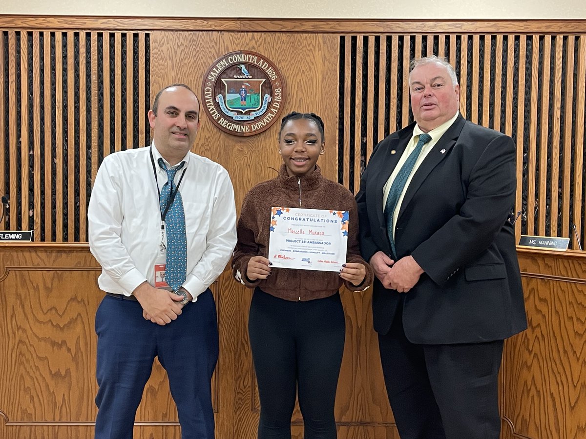 Steve Zrike (@szrikesps) on Twitter photo Congratulations to Marcella from <a href="/cmshappenings/">Collins Middle School</a> who is the <a href="/SalemSchoolsk12/">Salem Public Schools</a> Project 351 representative! An inspiring young leader who is committed to service and making positive change in their community. <a href="/TeamProject351/">Project 351</a> <a href="/CityofSalemMA/">City of Salem MA</a> Congratulations to Marcella from <a href="/cmshappenings/">Collins Middle School</a> who is the <a href="/SalemSchoolsk12/">Salem Public Schools</a> Project 351 representative! An inspiring young leader who is committed to service and making positive change in their community. <a href="/TeamProject351/">Project 351</a> <a href="/CityofSalemMA/">City of Salem MA</a>