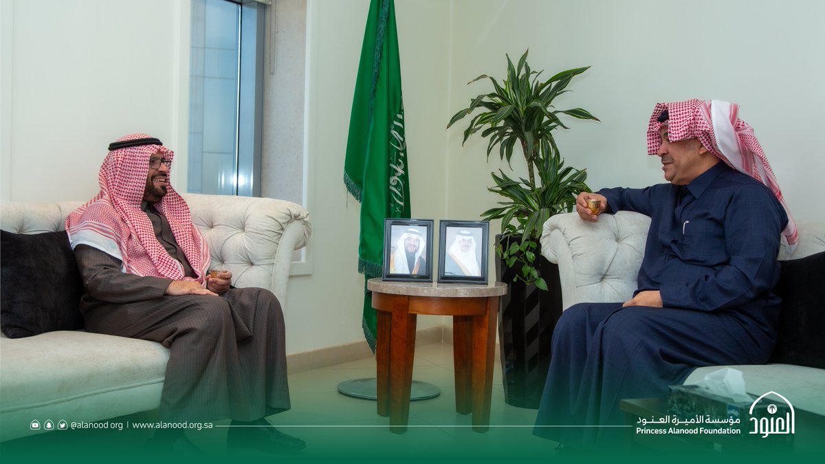AlanoodOrg's tweet image. سعدنا بزيارة تشريفية من سعادة ممثلي الهيئة العامة للأوقاف م. عبدالرحمن الناصر نائب المحافظ للتخطيط والتطوير و أ. محمد الفهيد مستشار النائب واطلاعهم على جهود #مؤسسة_العنود في الأوقاف.