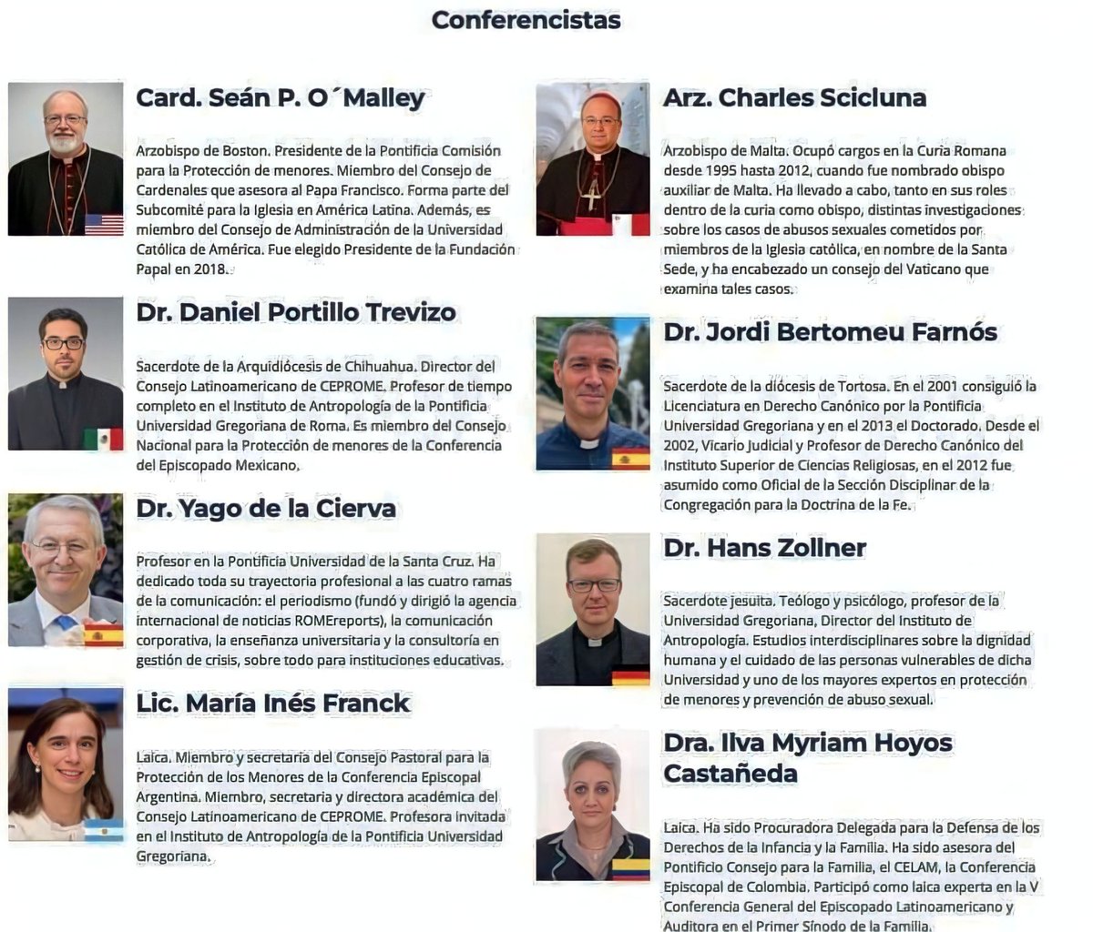 episcopalpy's tweet photo. #IICongresoLatinoamericano #CEPROME #CEP
El CEPROME en conjunto con la Comisión de Protección de Menores y Adultos Vulnerables y la Universidad Católica, organizan el II Congreso Latinoamericano en Asunción.
Para mayor información 👇🏼
📌congreso@ceprome.com
📌+52 614 485 0357 https://t.co/bpFDqx1R4k