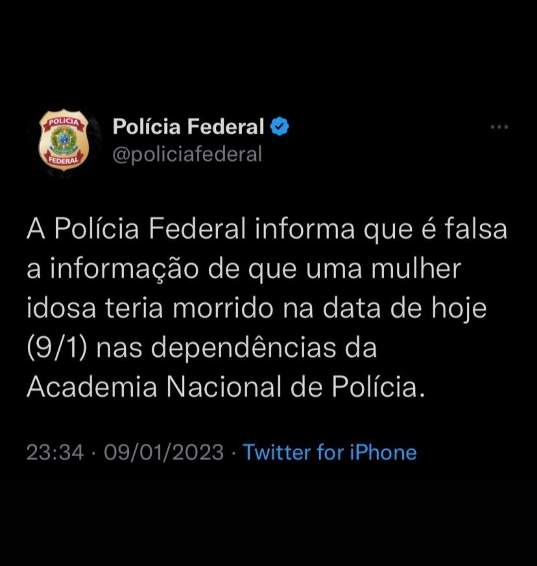Em grupos de WhatsApp em Brasília-DF, circula boatos da morte de uma mulher idosa, a <a href="/policiafederal/">Polícia Federal</a>  desmente mais esta #fakesnews .