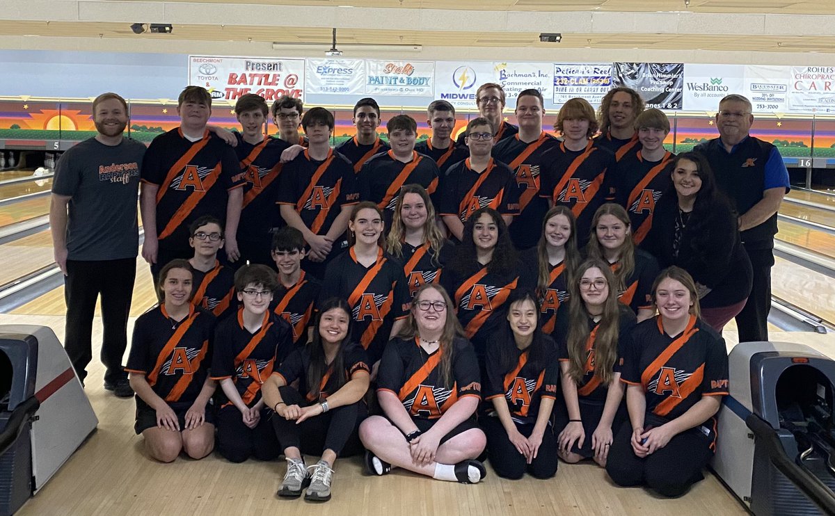 What a GREAT group of kids!!! Had so much FUN HOOTING &amp; HOLLERING for our <a href="/AHS_Bowling/">Anderson High School Bowling</a> TEAM as they ROLLED HUGE SCORES!!! Absolutely LOVE seeing the CULTURE that has been created amongst this group of <a href="/AndersonRaptors/">Anderson High School</a> kids!!! #AHSisPROUD #AHSisFAMILY
