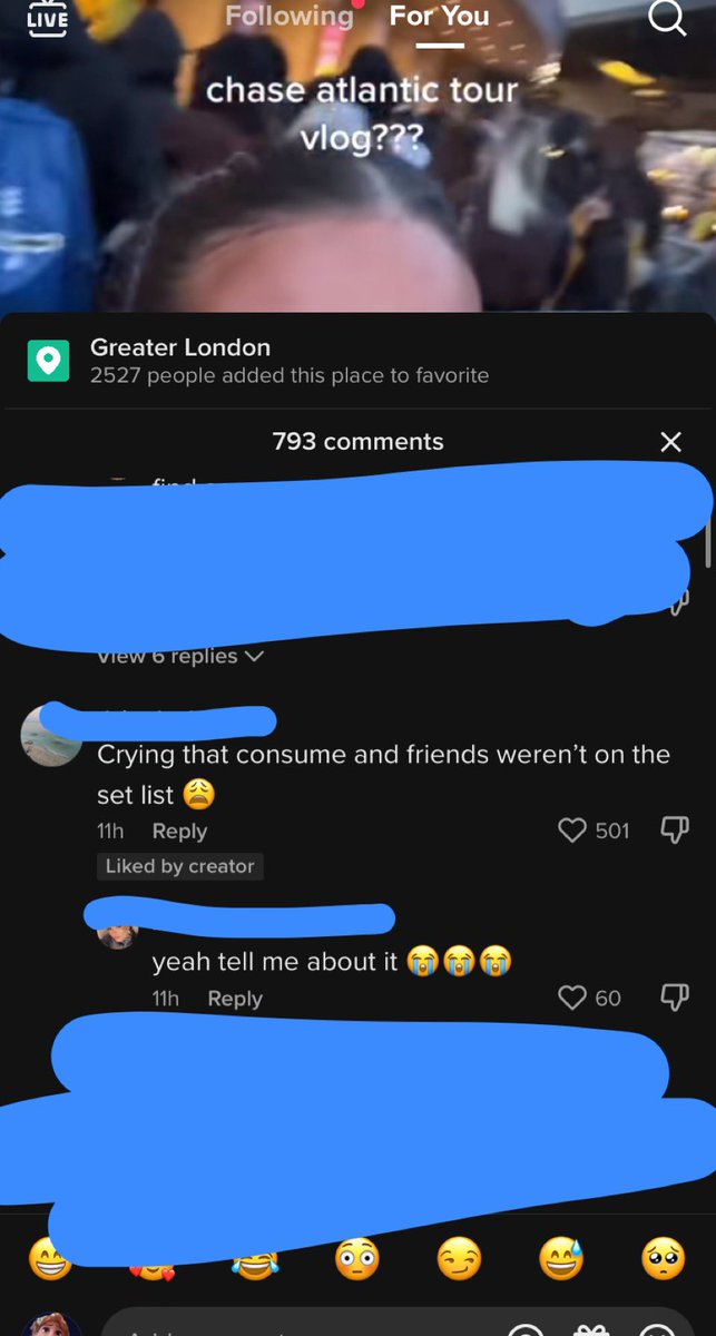 moonlightxmel's tweet photo. these locals gotta leave like be so fr they played friends at every other tour besides cold nights😭 https://t.co/odZHDevjde