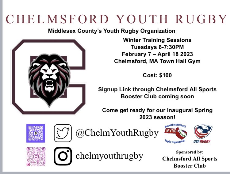 Stoked to announce winter training starts in 1 month!! Coming off huge success with our learn to play sessions, we’re moving into prep for our competitive season. See the info on the flyer and signup link coming soon. #riseofrugby #growthegame