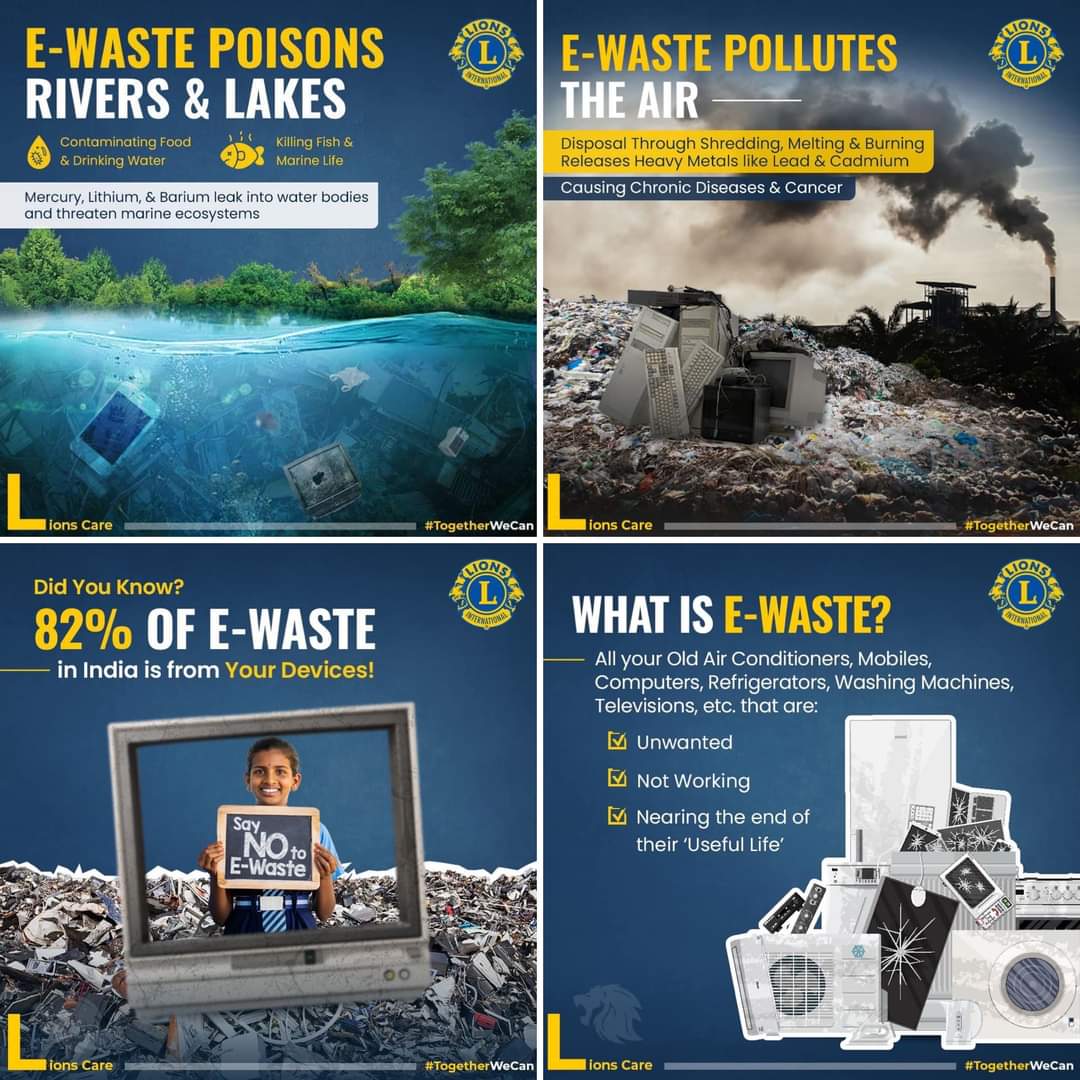 I SUPPORT THE GREEN FUTURE OF OUR MOTHER EARTH.

 ⬇️
lionsclubsindia.co.in

#DumporDonate #ewaste #ewasterecycling #recycling #wastecollection #swacchbharat #TogetherWeCan #LionsOfIndia #LionsClubs #LionsClubsIndia #LCIFLions #cop27 #climatechange #climateaction